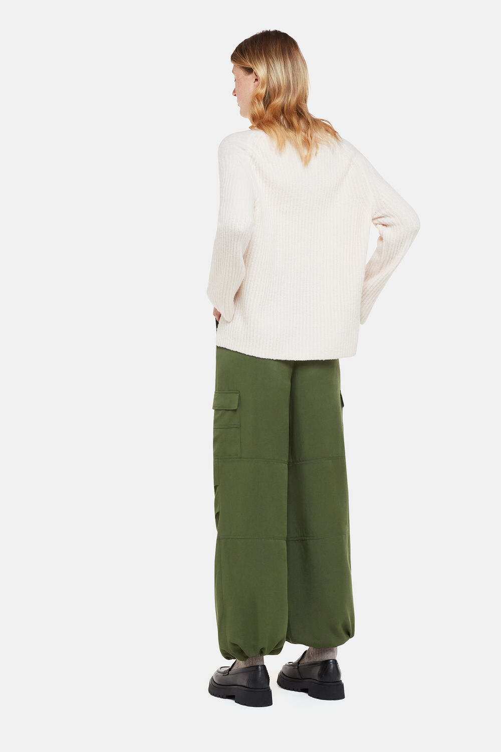 Khaki Grace Luxe Cargo Pant